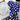 Lettuce Linen Tea Towel | Hand-drawn Checkers Blue